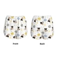 thumbnail image 6 of Uemuo Cute Cat Pattern Women's Athletic Shorts High Waisted Running Shorts with Liner Pockets Gym Elastic Workout Shorts-Medium, 6 of 9