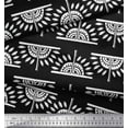 thumbnail image 2 of Soimoi Rayon Crepe Fabric Floral Block Fabric Prints by Yard 46 Inch Wide, 2 of 3
