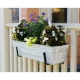 thumbnail image 3 of Achla C08W-WM Flower Box with Wall Brackets, White - Small, 3 of 5