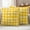 Yellow, variant on Yellow Plaid Outdoor Waterproof Pillow Covers, Watercolor Grid Checker Gingham Farmhouse Decorative Square Throw Pillowcase Sofa Cushion Sham for Patio/Couch/Chair, 24"x24" 2 Pack