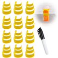 thumbnail image 1 of Clips for Pill Bottles - Portable Medicine Bottle Label Clips with Marker Labels Pen, 36pcs for Easy Medication Identification, 1 of 5