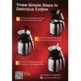 Melitta® PourOver? Brewer 10 Cup Coffee Maker with Stainless Thermal Carafe