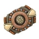 thumbnail image 3 of Hebil De Cinturón Occidental, Boho Bea Per Vaquero Rodeo Pta Hebils De Cinturón Grandes Para Hombres Y Mujeres - Pta Antigua Marrón + bronce Macarena  Hebilla de cinturón para hombre, 3 of 8