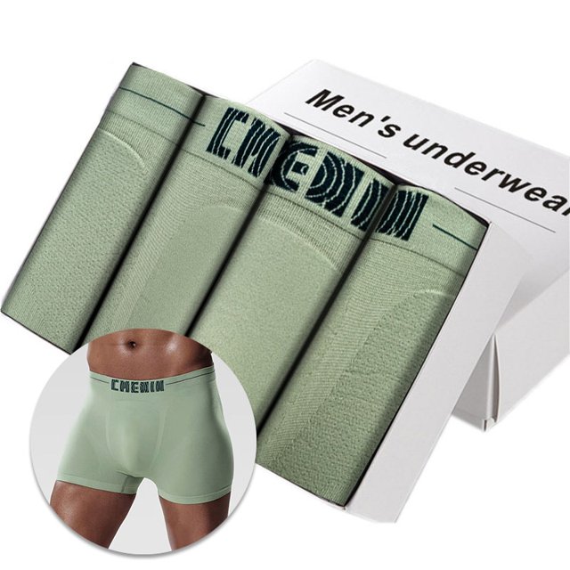 CMENIN, 4 Uds., calzoncillos Boxer para hombre, calzoncillos de algodón para hombre, ropa interior transpirable para hombre, calzoncillos suaves para hombre, envío gratis OR212 Tan Jianjun unisex