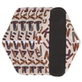 thumbnail image 2 of Cloth Menstrual Pad, Absorbent Skin Friendly Reusable Sanitary Pad Breathable  for  for Travel G72, 2 of 8