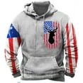 thumbnail image 1 of Pull 3d Nouveau Pull pour Hommes Mode Mode Urbaine Chandail à Capuchon US, 1 of 2