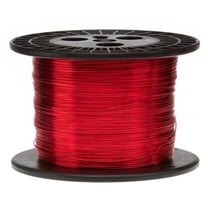 Remington Industries 16 AWG Magnet Wire, 155C Enameled Copper Wire, 5 lb, Red