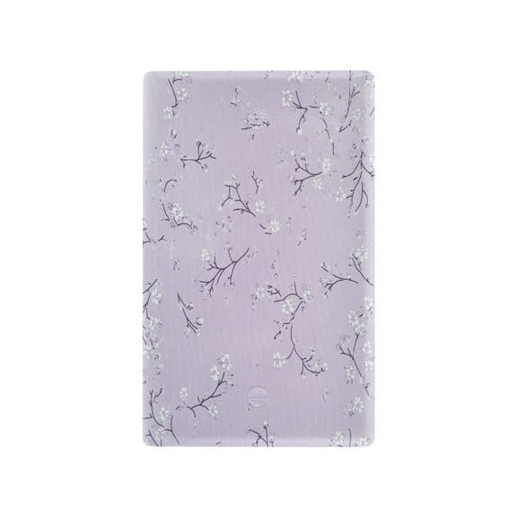 Switch Panel Switch Decoration 2.76x4.53x0.28 Inches Unused Outlet Cover Switch Plate Wall Plates Living Room Kitchen Bedroom Study Switches Purple Cloth Flowers