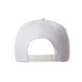 thumbnail image 2 of Classic Flat Bill Visor Snapback Hat Custom Color Player Team Numbers, Number 1 Black, White Hat, 2 of 5