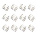 thumbnail image 1 of Servilletero de 12 piezas, anillo de Metal para el hogar, cafetería, Bar, Hotel, restaurante, cocina, fiesta, boda, cena, soporte organizador de Almacenamiento y organización del hogar Plata Toystoory HA069502-02, 1 of 6