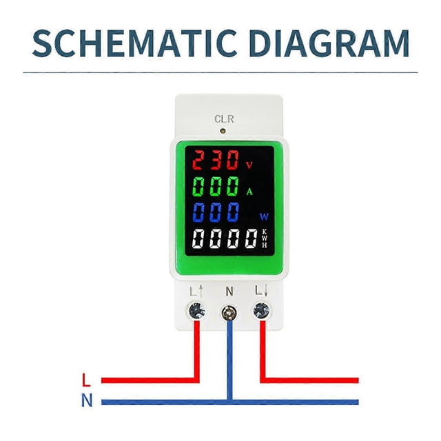 AC80-270V 110V 220V 100A Voltage Current KWH Electric Energy Monitor Meter VOLT AMP Voltmeter Ammete