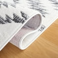 thumbnail image 5 of SAFAVIEH Alamo Stamen Geometric Area Rug, Ivory/Charcoal, 5'3" x 7'6", 5 of 8
