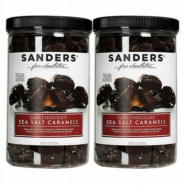 Sanders Dark Chocolate Sea Salt Caramels 36 oz., 2-pack