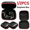 thumbnail image 2 of Boîte de Rangement pour Casque Sans Fil, Étui de Rangement pour Câble de Chargement d'Écouteurs en EVA, Protection Anti-Pression, Résistant à l'Usure, Anti-Chute, Pochette 1pcs, 2 of 6