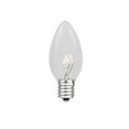 thumbnail image 2 of Novelty Lights 25 Feet C7 Clear Christmas String Light Set, Vintage Holiday Hanging Light Set, White Wire, 2 of 5