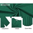 thumbnail image 6 of WellSize Womens Plus Size Tops Casual Pleated V Neck Fall Blouse Tunic Long Sleeve Shirts, 6 of 8