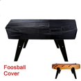 thumbnail image 3 of Cubierta de mesa de futbolín rectangular impermeable a prueba de polvo 420D Oxford para silla de billar - Negro (163 x 115 x 48 cm), 3 of 5