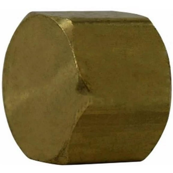 0.93 in. Flare Brass Gas Appliance Cap - Case of 5