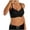 #612-Black, variant on Wowcloth Bra for Women, Solid Color Wire-Free Seamless with Thin Molded Cup and Adjustable Straps for Daily Wear