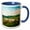 Blue/White, variant on 3drose, Austria, Durnstein, Wachau Valley, Danube River - Eu03 Mgl0043 - Miva Stock, 11oz Magic Transforming Mug