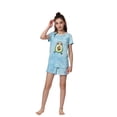 thumbnail image 3 of Beezizac Summer Pajamas for Big/Teen Girls – Blue & Avocado PJS Cute Jammies Set Size 8, 3 of 7