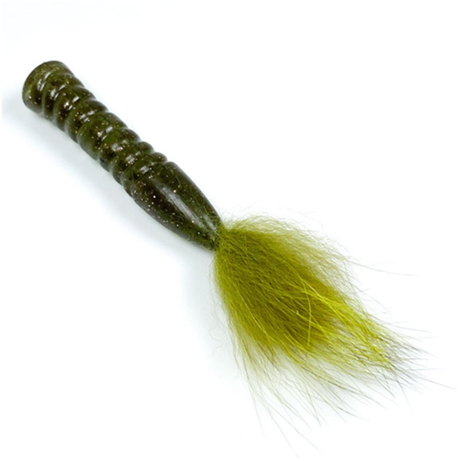 Rabid Baits Fox Tail Ned Rig Plastic Finesse Worm June Bug 3in 6pk