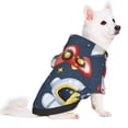 thumbnail image 2 of Fotbe Astronaut And Space Sudadera con Estampado para Perros Pequeños – Suéter con Capucha para Mascotas, Tela Suave de Forro Polar con Bolsillo-X-Large, 2 of 7