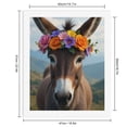 thumbnail image 2 of Paint by Numbers Kit for Adults, Decorated Donkey With Flower Crown Paint by Numbers, Easy Paint by Numbers Kit for Adults Beginner, DIY Adult Paint by Number Kits on Canvas, Home Decor, 2 of 7