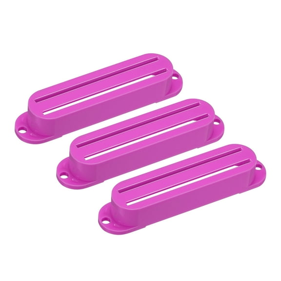 Uxcell Guitar Pickup Cover Double Coil Pickup Plastic Closed Shell Purple 3 Pack