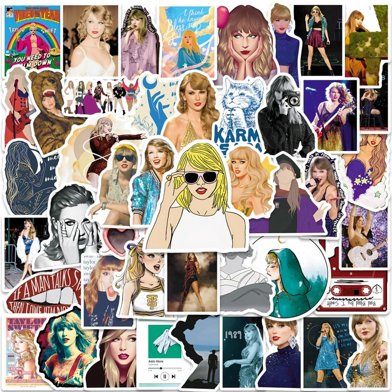 150 pcs Singer Taylor Sticker for Women,Popular Singer Taylor