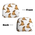 thumbnail image 4 of Goofa German Shepherd Dog Pattern 2 PCS Car Headrest Cover, Headrest Protector,Universal Interior Car Accessories, 4 of 6