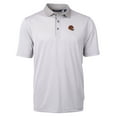 thumbnail image 2 of Men's Cutter & Buck Gray Cincinnati Bengals Big & Tall Virtue Eco Pique Micro Stripe Recycled Polo, 2 of 3