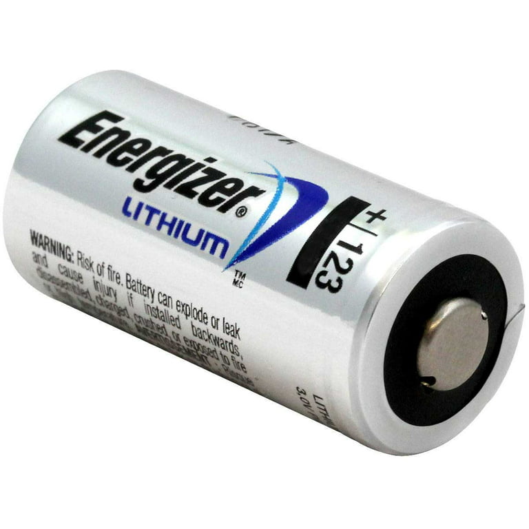 Great Value, Energizer® Industrial Lithium Cr123 Photo Battery, 3