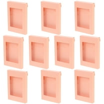 ULTNICE 10Pcs Kraft present Boxes for Cookies and Cakes with Clear Window for Craft Storage