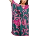 thumbnail image 4 of Moomaya Short Caftan Cover Up Dress Printed Women Kaftan Beachwear Cover Up, 4 of 6