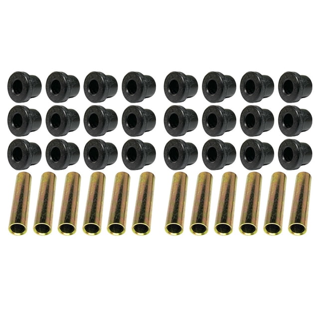 2 Set Rear Leaf Spring for Club Car Gas Electric Golf Cart Bushing and Sleeve Kit, 1015583 1012303 1992 Up