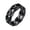 Black, variant on Irish Ring Size 13 Stainless Steel Scottish Ring Mens Celtic Wedding Bands Thumb Rings