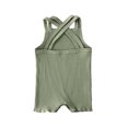thumbnail image 6 of Seyurigaoka Baby Girl Suspenders Romper, Vertical Strip Casual Outwear Jumpsuit, 6 of 8