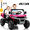 Pink, variant on Joyracer 24 Volt Ride on Toys, 4WD Ride on Dump Truck for Kids, 2 Seater Ride on Car with Remote, Electric Power Car Wheels Toys with Trailer & Shovel, MP3/Bluetooth Music, Black