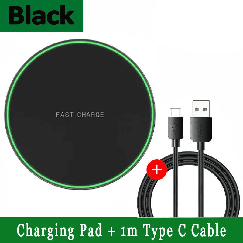 100W Fast Wireless Charger Pad For iPhone 15 14 13 12 X Pro Max 8 Samsung Galaxy S23 Xiaomi Wireless Charging Station Chargers