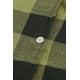 thumbnail image 4 of ABPHQTO Abrigo camisero a cuadros verde con cuello vuelto para mujer, 4 of 5