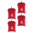 thumbnail image 1 of OUNONA 4 Pcs Sachet Chinois Rouge pour Colliers et Boucles d'Oreilles avec Design Brodé, 1 of 8