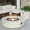 White, variant on COSIEST 2-Pc Propane Fire Pit Set - 40.5" 50K BTU Table & Tank Stand With Wind Guard