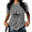 1-Grey, variant on UNISHE Women Sinking Hand Graphic Tee Short Sleeve Acid Wash Oversized T Shirt