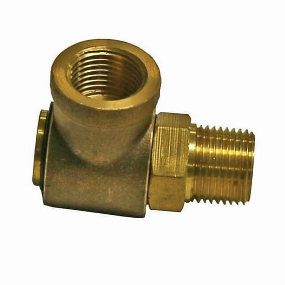 Reelcraft Swivel,90 Deg.,Brass,3/8 in FNPT Inlet 602050