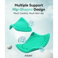 thumbnail image 4 of AOLIGO Gel Seat Cushion for Long Sitting, 17" x 15" Enlarged Thickened Pad, Soft & Breathable Office and Wheelchair Comfort, Cyan, 4 of 11