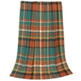 thumbnail image 2 of Pofeuu colorful plaid Print Ultra-Soft Micro Fleece Blanket,for Bed Or Sofa,All Season Throw Blankets Flannel Blanket-80"x60", 2 of 7