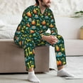 thumbnail image 7 of Daiia Colorful Elephants for Men's Long-Sleeved Pajama Set – Soft & Comfortable Sleepwear Button-Up Pajamas Cozy Lounge Wear-XX-Large, 7 of 7