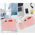thumbnail image 6 of JETech Laptop Sleeve for 13.3-Inch MacBook Air/Pro, 14-Inch MacBook Pro (M4 / M3 / M2 / M1) 2021-2024, 13-13.6 Inch Notebook, Waterproof Carrying Case with Small Bag (Pink), 6 of 7