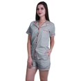 thumbnail image 3 of Moomaya Ensembles de Pyjama à Manches Courtes pour Femmes Imprimés Shorts de Nuit pour Dames, 3 of 6